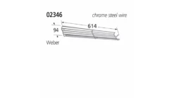 02346 BBQ Cradle Rack - Weber