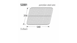52081 BBQ Porcelain Steel Wire Grill - Ohio/Outback/Sahara