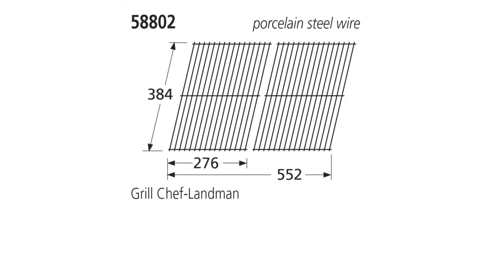 58802 BBQ Grill - Grill Chef