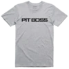 Pit Boss Men’s Grey Heather Logo T-Shirt - S