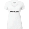 Pit Boss Women’s White Heather Logo T-Shirt - XS