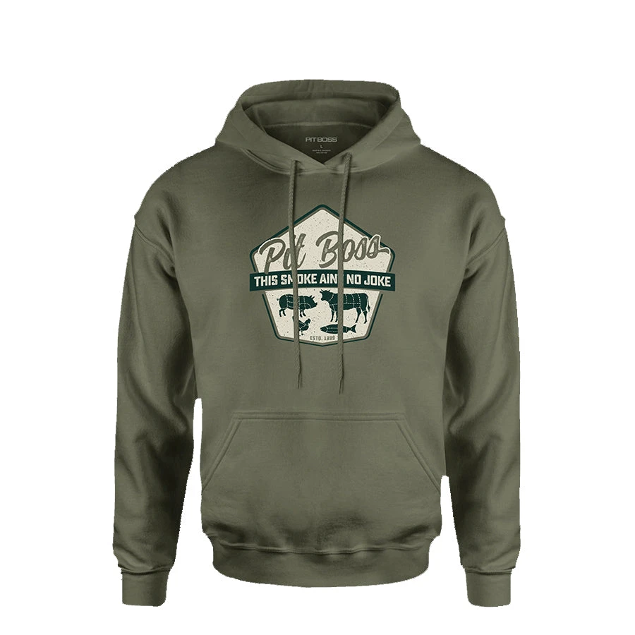 Pit Boss Masters Of Smoke Hoody - Army Green - S