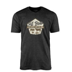 Pit Boss Masters Of Smoke Men’s T-Shirt - Charcoal Heather - S
