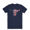 Pit Boss American Bull Men’s T-Shirt - Navy Heather - M