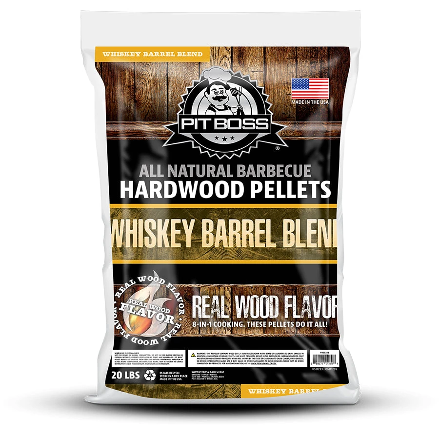Pit Boss 20 Lb Whiskey Barrel Blend Hardwood Pellets